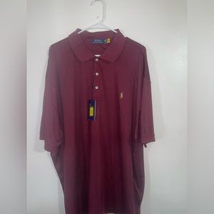 Polo by Ralph Lauren Light Maroon Classic Fit Polo‎ Shirt Size 3XB Short Sleeve